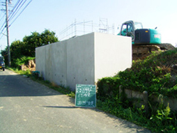 一般土木工事:L字擁壁03